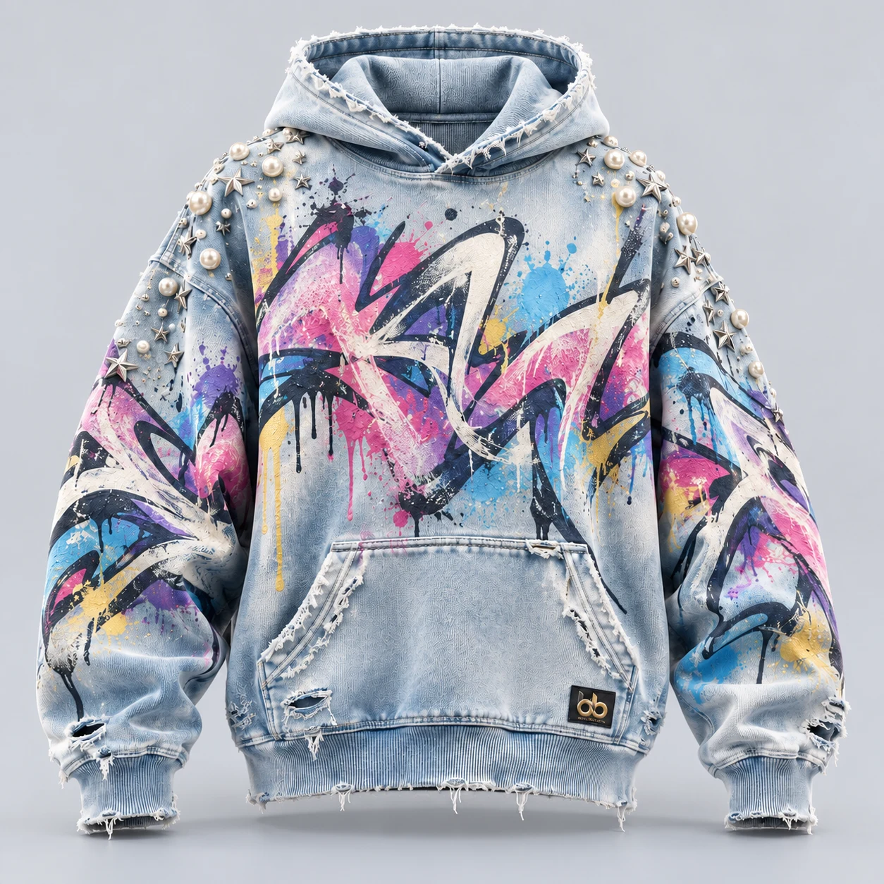 H05 Pearl Graffiti — Oversized fits, original artwork and embroidered or embellished details.