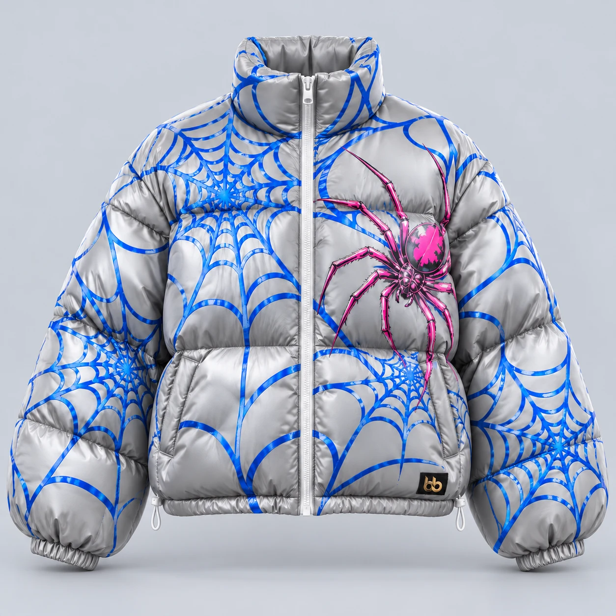 J03 Spider Cocoon — Voluminous jackets with original colourful artwork.