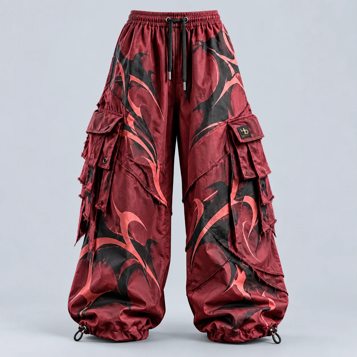 P02 Vampire Parachute — Relaxed silhouettes, cargo details, artwork and embellishments.