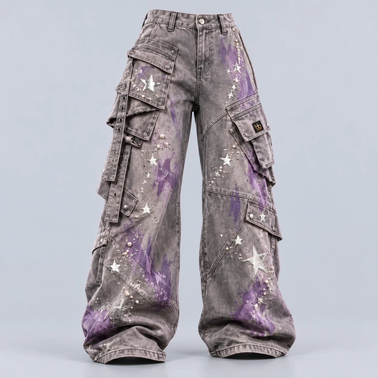 P04 Pearl Utility — Relaxed silhouettes, cargo details, artwork and embellishments.