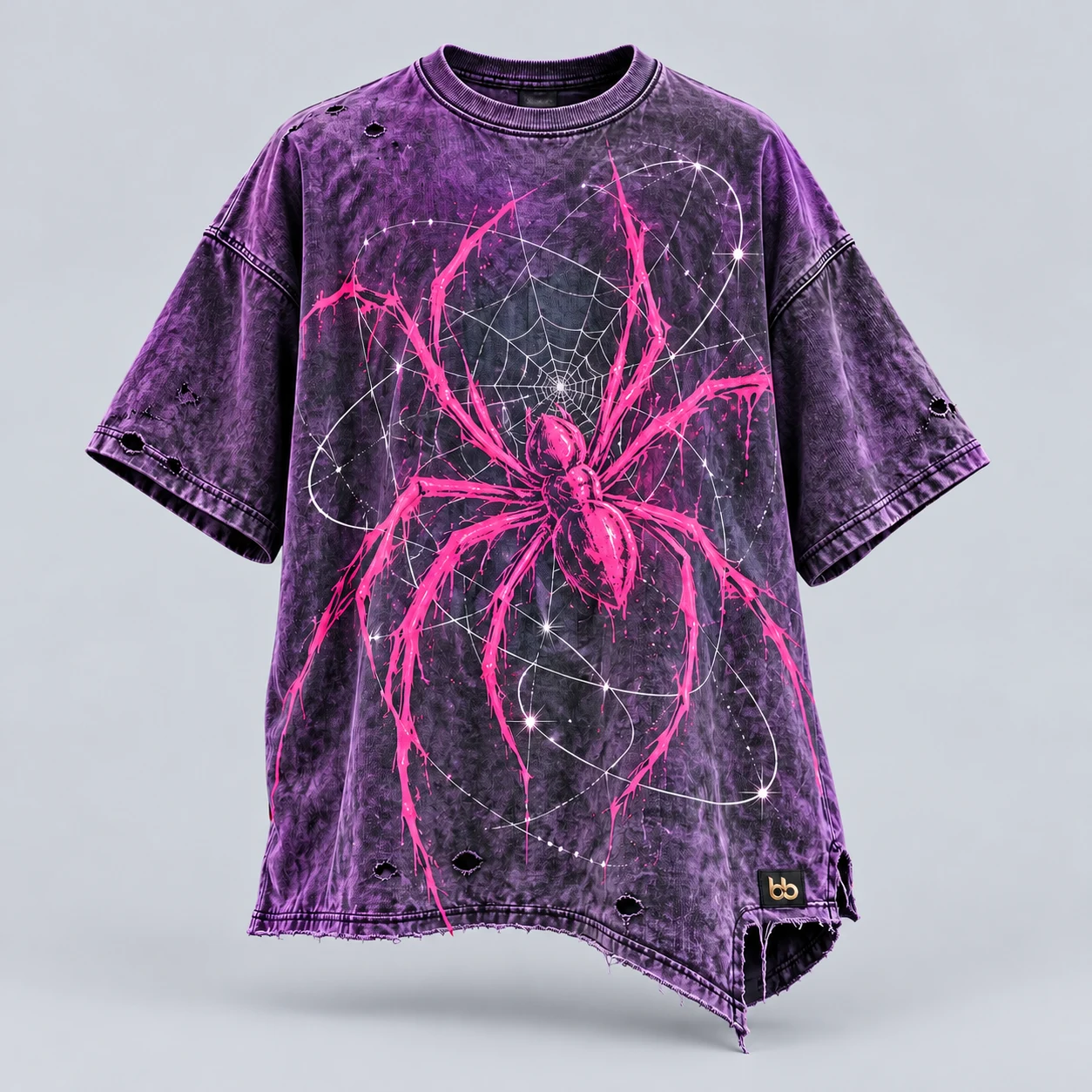 T03 Spider Orbit — Colourful prints, sublimation options and distressed finishes.